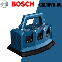 Bosch GAL18V6-80 18V Multi-Charger 8A Multi-bay Charger 6 Battery Interfaces 18V Lithium Battery Charger Power Tool Accessories