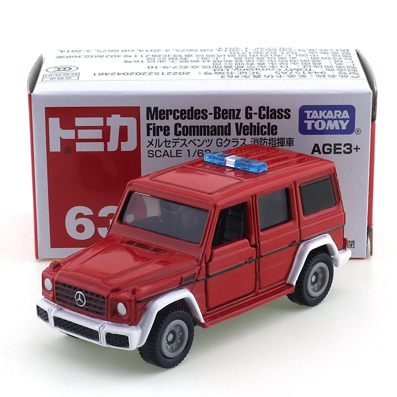 Takara Tomy Tomica 63 Mercedes Benz G-Class fire command vehicle