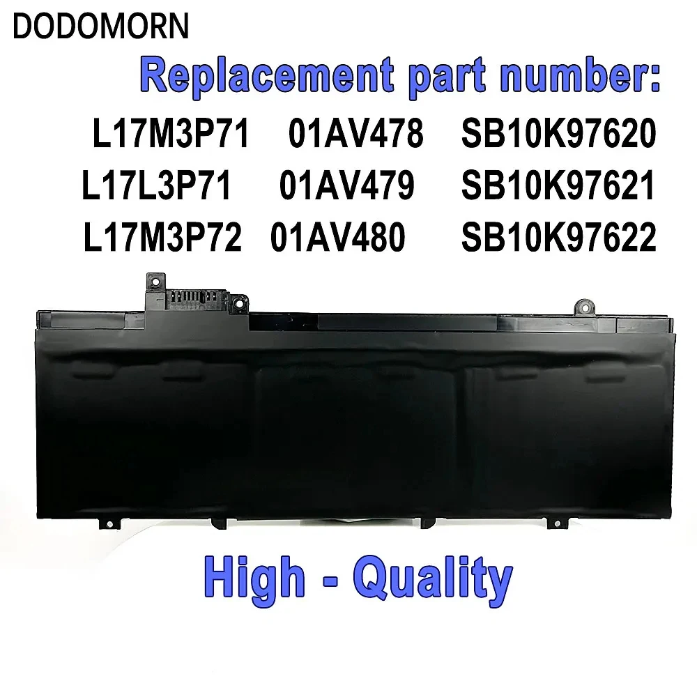 Batería L17L3P71 para ordenador portátil, pila para Lenovo ThinkPad T480S Series L17M3P71 L17M3P72 01AV478 01AV479 01AV480 SB10K97620 SB10K97621,