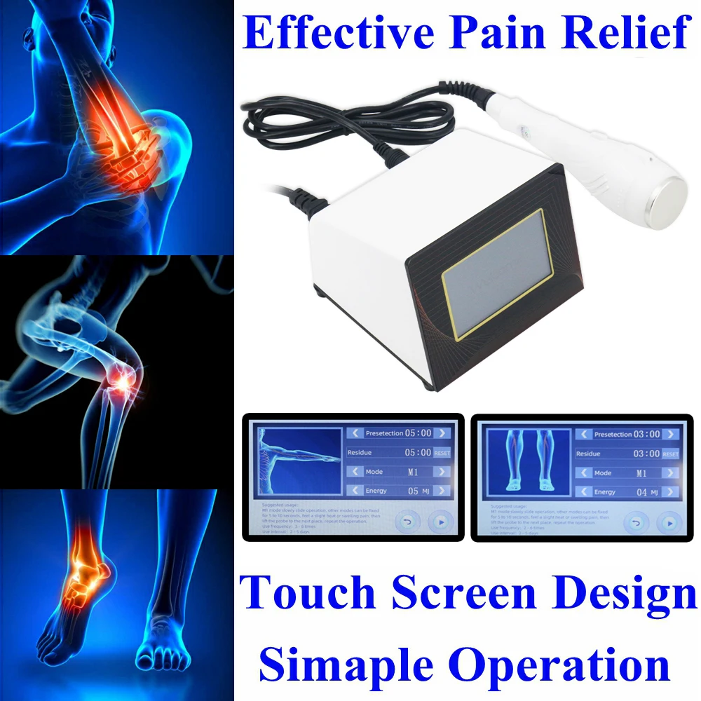 1mhz Ultrasonic Therapy Machine 20MJ Deep Body Massage Lower Back Pain Relief Muscle Relaxation Home Use Massager Physiotherapy