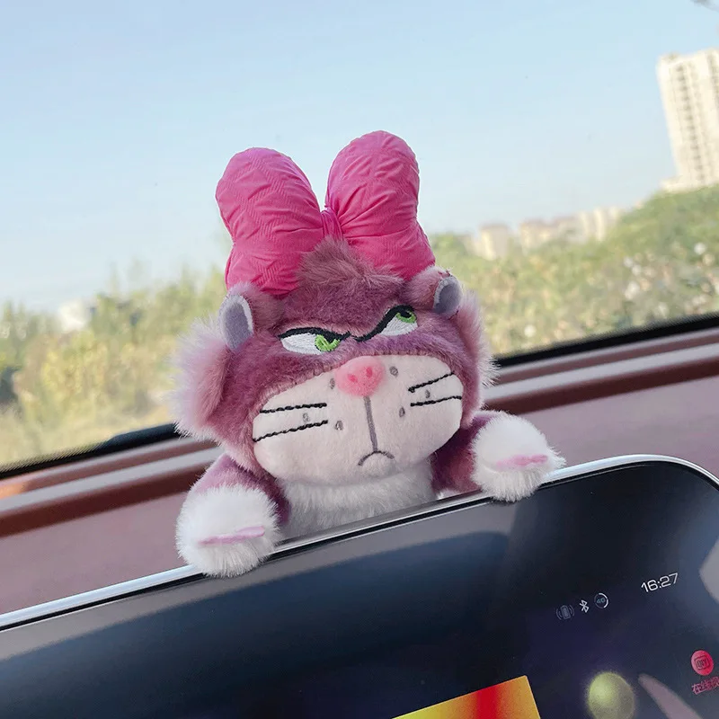 Nieuwe driekleurige autogordel schouderstuk schattige kat pop op een voertuig gemonteerde cartoon veiligheidsgordel decoratie universele auto-accessoires