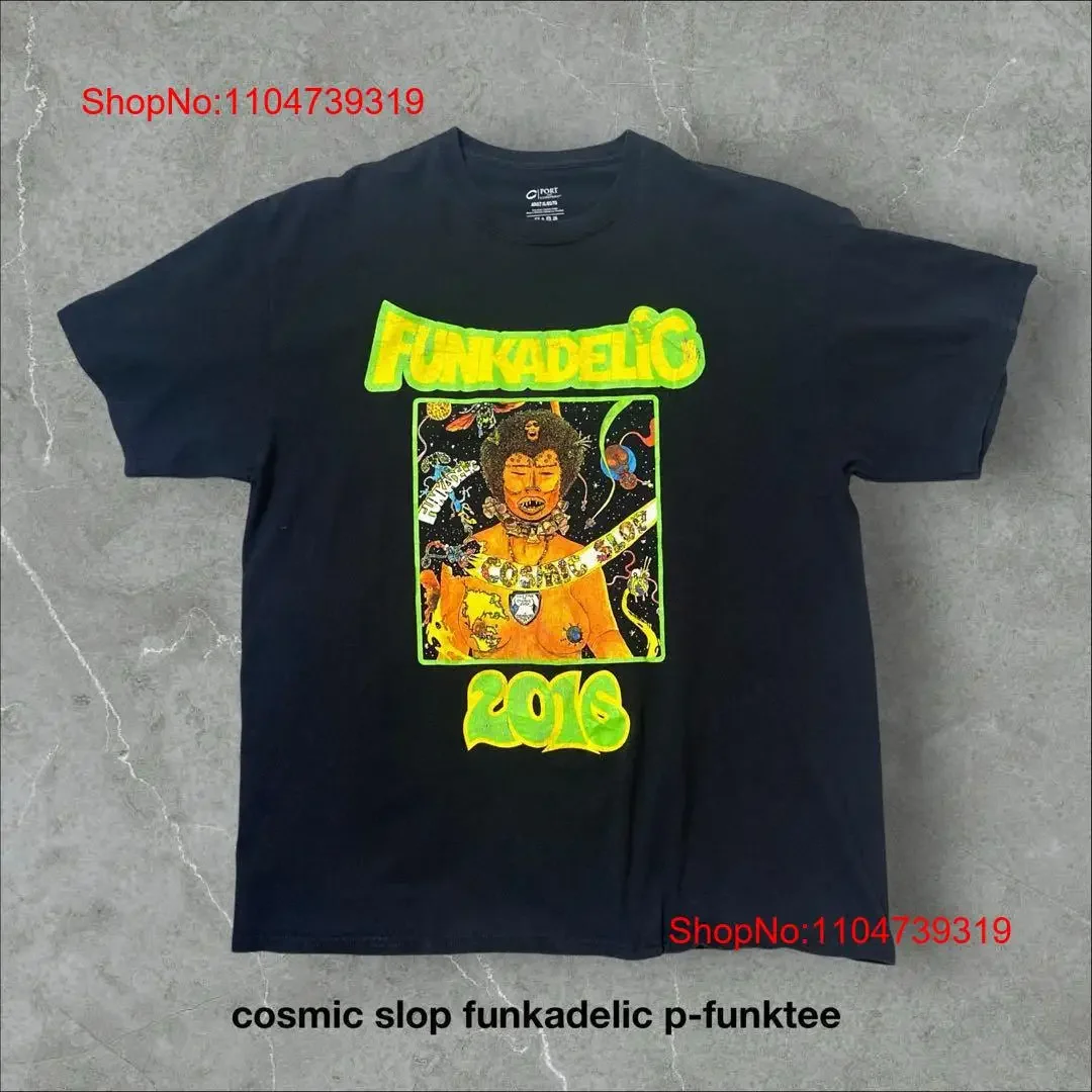 Funkadelic P Funk Live camiseta música Rap Rock No mv485 vintage lavado elegante suave Casual moda versátil
