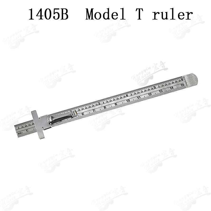 HUATOOL Piano Tuning Maintenance Measuring Tool 1405B T Ruler Plate Fitting Tool