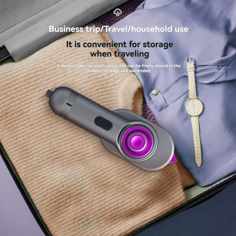 

A21F-Portable Handheld Garment Steamer - Global 240V, Multi-Plug, Titanium Inner, Foldable Handle US Plug