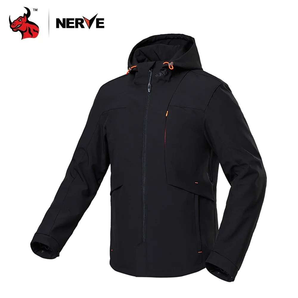 NERVE Windproof And Warm Motorcycle Jacket Anti-drop Wear-resistant Motorcycle Riding Protective Jacket Motorcycle Equipment
