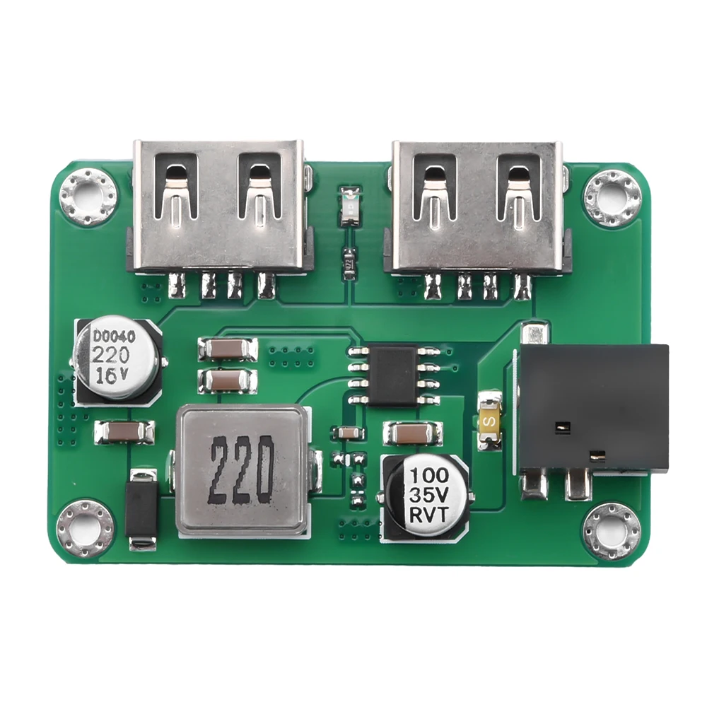 

DC9V 12V 24V To 5V3A DC-DC Voltage Reduction Module Dual Usb Output Charging Module Mobile Phone Car Charging Board