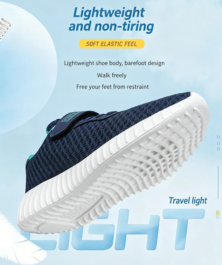 Atmungsaktive, leichte Sommer-Sneaker für Kinder, Jungen, Outdoor-Laufschuhe für Sport und Tennis, Größe 28–39 – Detail 4