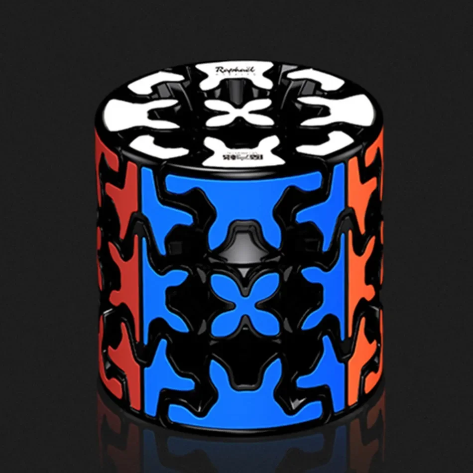 Qiyi 4 pz Gear Cube 3x3x3 Gear Cube 3x3 Piramide Cilindro Sfera Cubi di Velocità Giocattolo Educativo per Il Regalo Dei Bambini