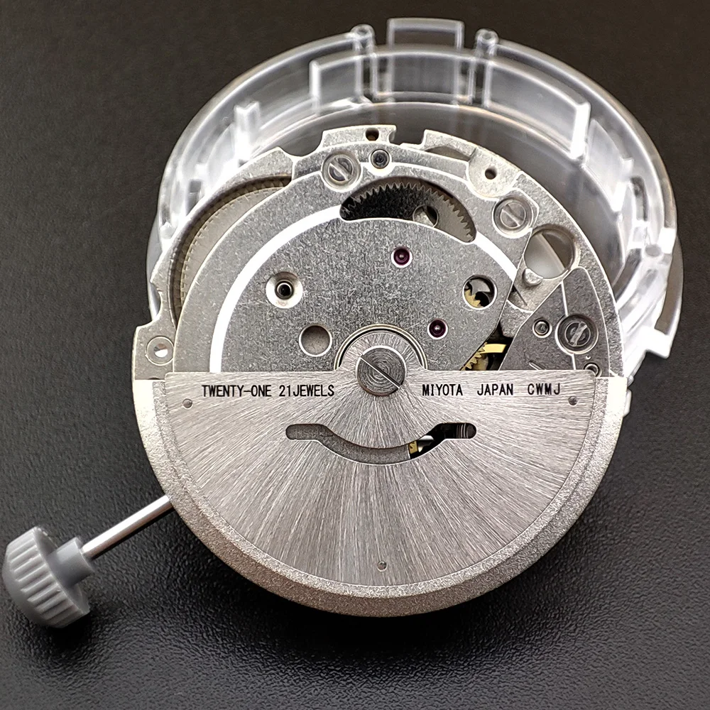 حركة Miyota8215 موضع الساعة 6 حركة ميكانيكية أصلية عجلة التاريخ الأبيض حركة أوتوماتيكية ذاتية الملء عالية الدقة #5