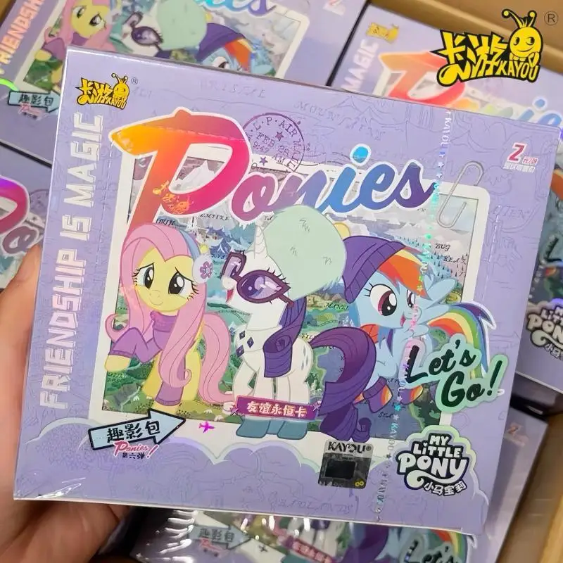 

KAYOU новые оригинальные коллекционные карты My Little Pony, уникальный изысканный дизайн, волшебный персонаж дружбы, морозильная рамка, карты, подарки