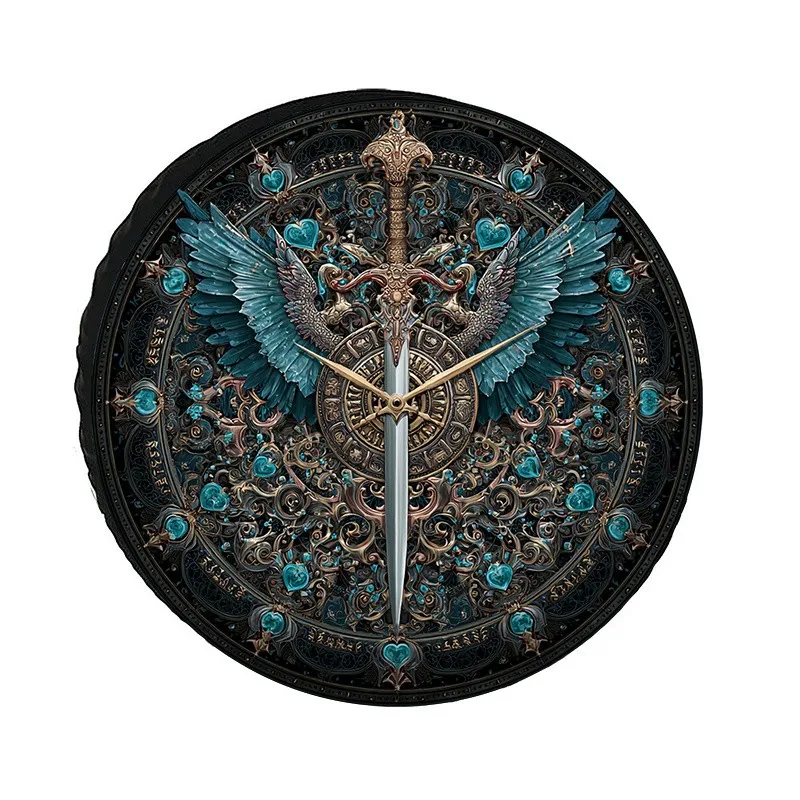 Angelic Sword Wing Tire Cover Polyester Fiber Waterproof Dustproof Outdoor Decoration
