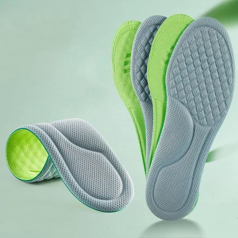 1-12pcs Memory Foam Nano Insoles Soft Sweat-Absorbing Shoe Sneakers Sole Insert Paddings Women Men Orthopedic Sports Cushion