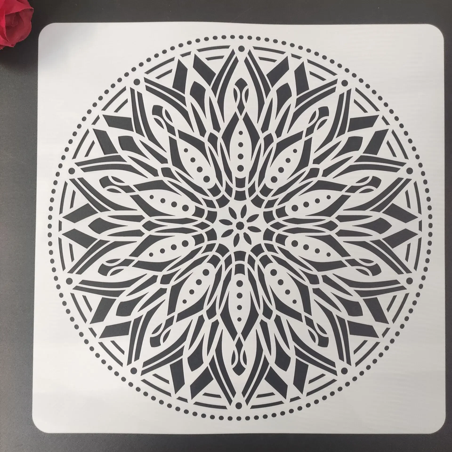 

50 * 50cm Mandala Geometry DIY Layering Stencils Wall Painting Scrapbook Coloring Embossing Album Decorative Template for walls