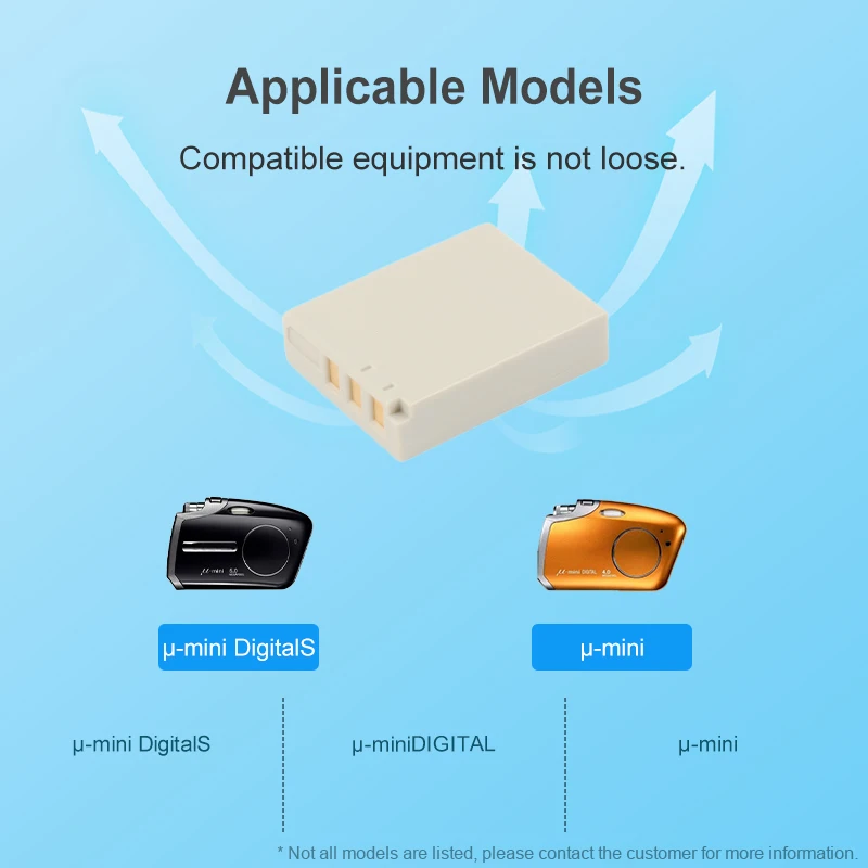 Rechargeable Battery Pack LI-30B Li30b Li 30B for OLYMPUS μ-miniDigitalS μ-miniDIGITAL μ-mini Camera