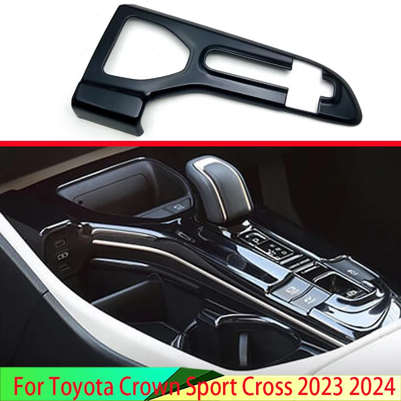 

For Toyota Crown Sport Cross 2023 2024 Car Accessories ABS Gear Shift Panel Center Console Cover Trim Frame Styling