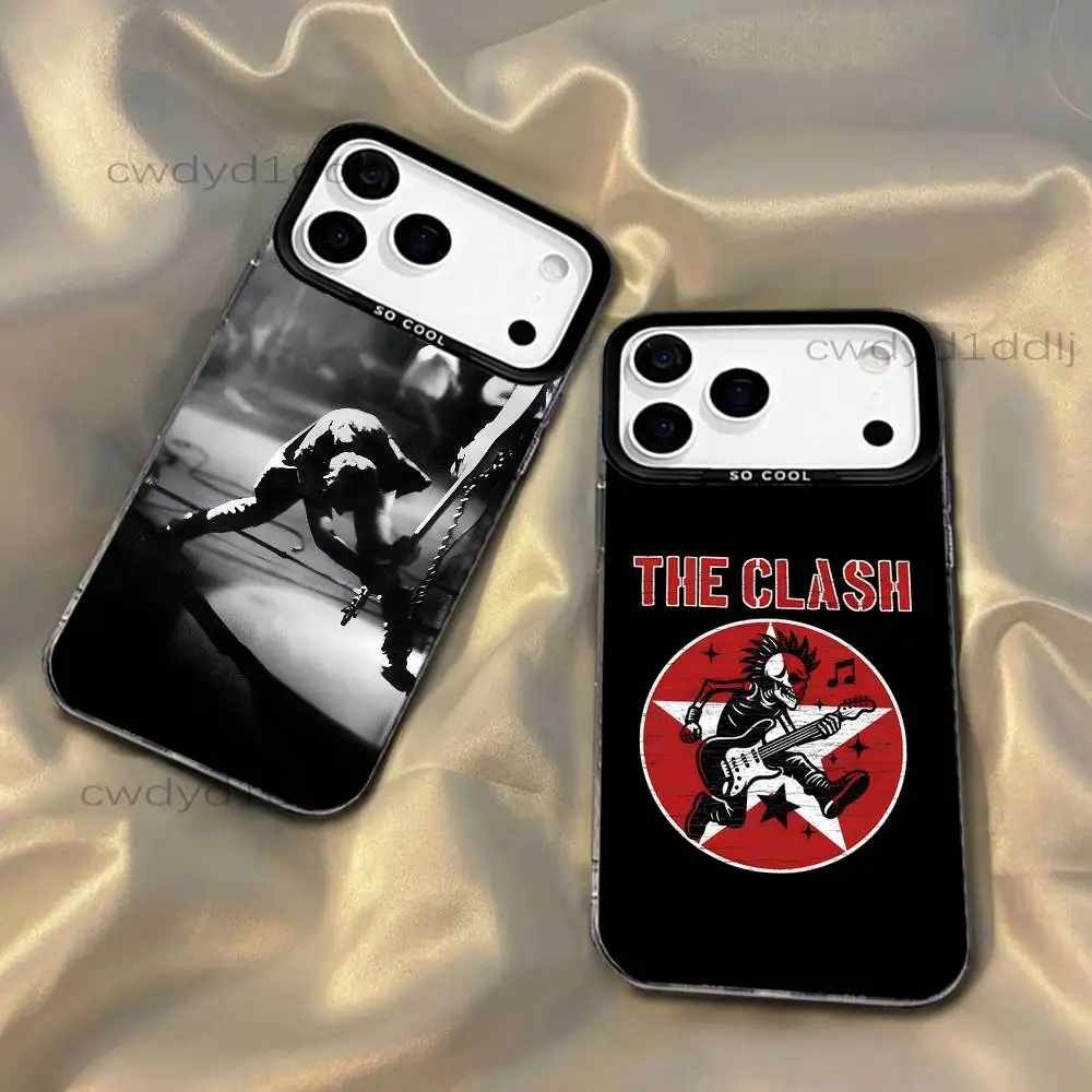 

The C-Clash London Calling Phone Case For iPhone 17,16,15,14,13,12,11,X,8,7,Pro,Max,Plus,SE4,Air,Mini IMD Gray Hard Matte