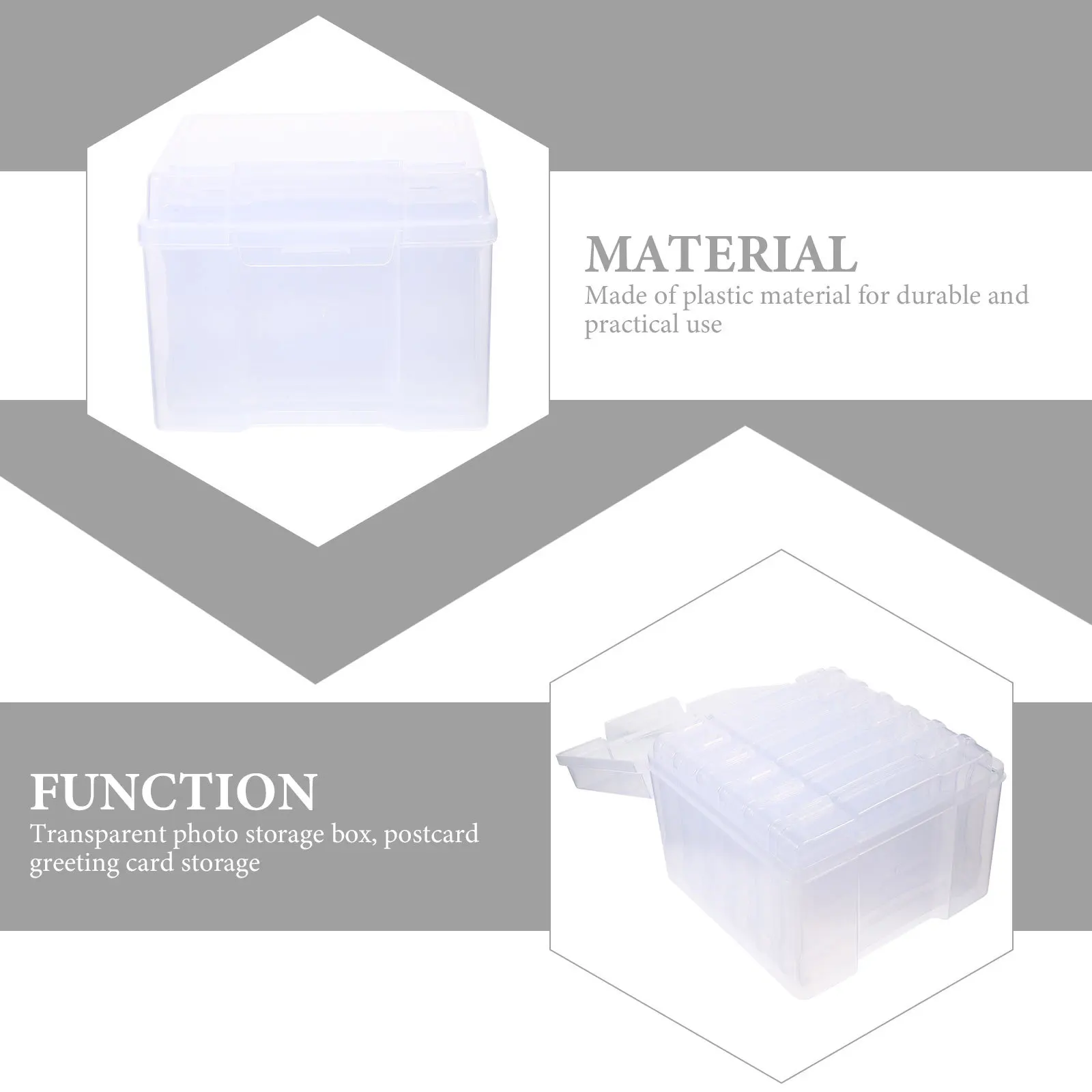 

Photo Storage Box Holder Organizer Container Cases Multi Purpose Containers Plastic Boxes