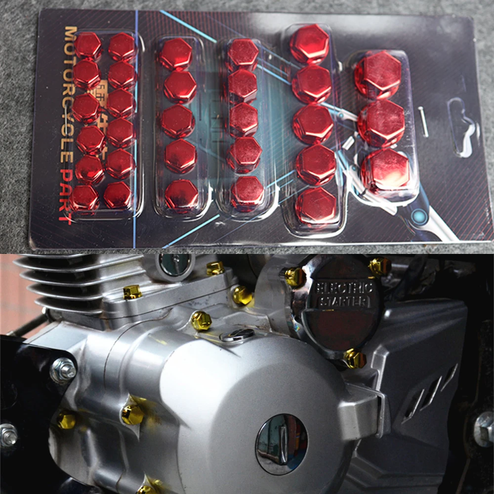 Decoration Bolt Nut Motorcycle Accessories Cover For Ducati Monster 696 Body Kit Zzr 1400 K7 Kawasaki Z1000 2003 2006