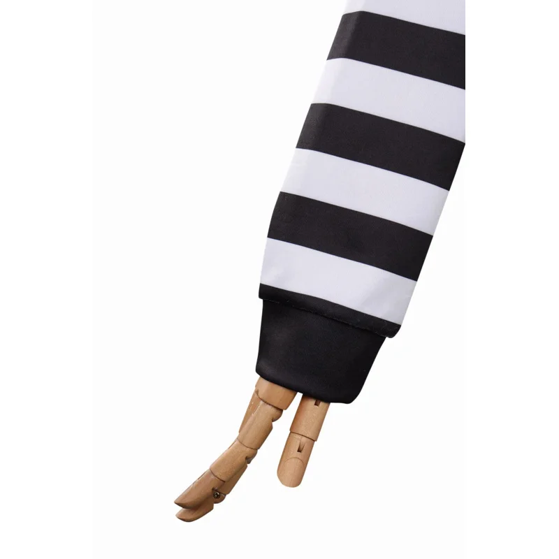 여성용 코스프레 가발 프린트 스트라이프 셔츠, 코스튬 TV, 결혼식 날 역할극 판타지아, 할로윈 카니발 천 변장