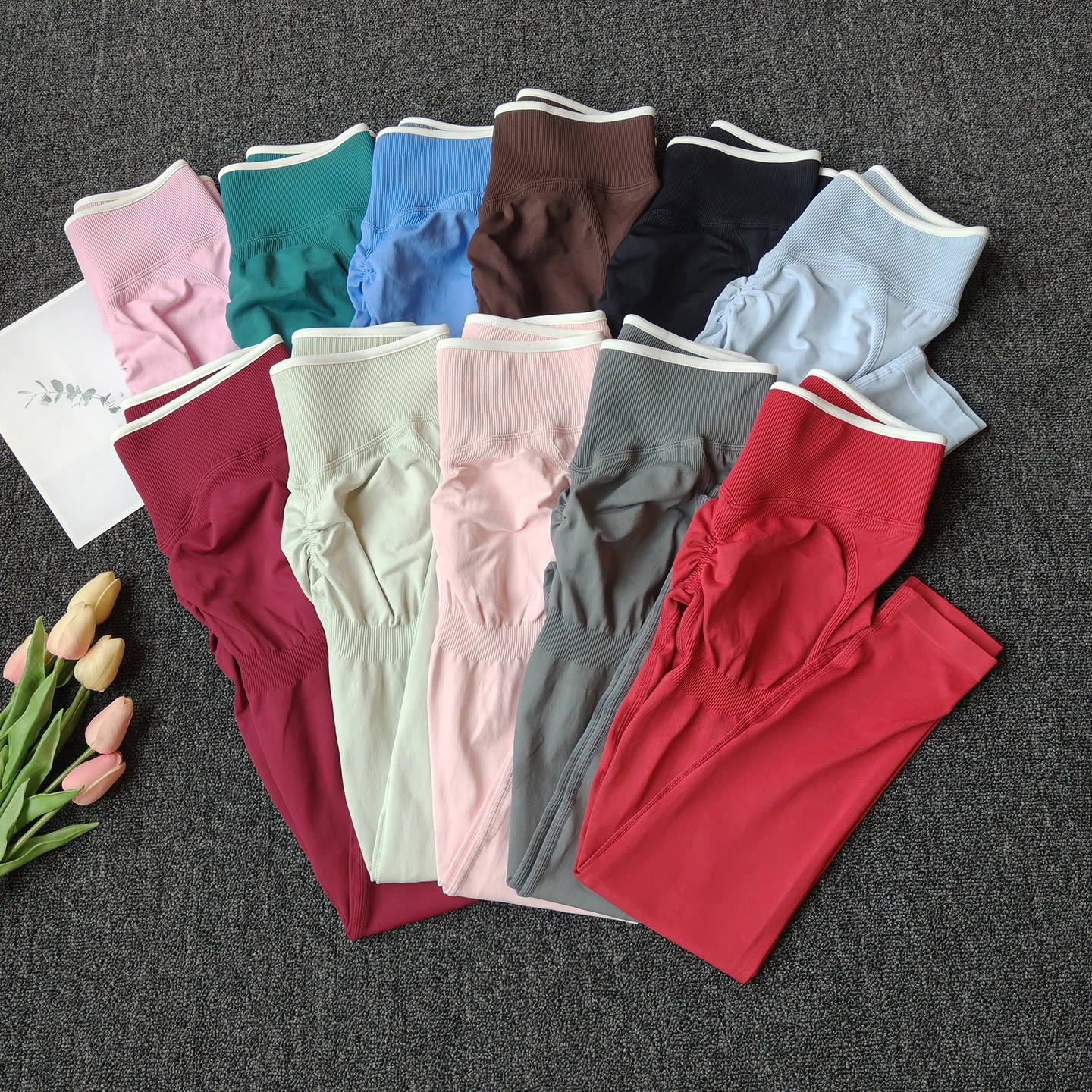 

Женские леггинсы для фитнеса, спортивные бесшовные штаны для йоги с высокой талией, Scrunch Booty, персиковые бедра, спортивная одежда, колготки для тренировок