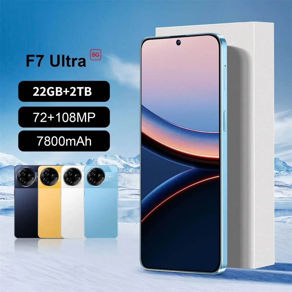 

Original F7 Ultra Tablet Android 15 Global Edition Smart 5G Dual Card Facial Recognition Function 7800mAh Battery 22GB+2TB