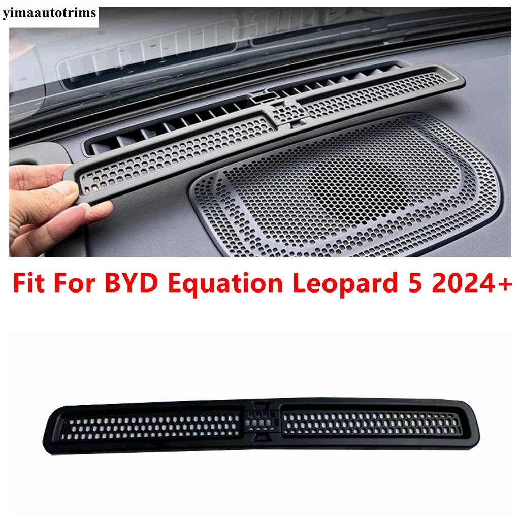 

Car Central Control Instrument Air Conditioning Outlet Dust Net Interior Protection Cover For BYD Equation Leopard 5 2024 2025