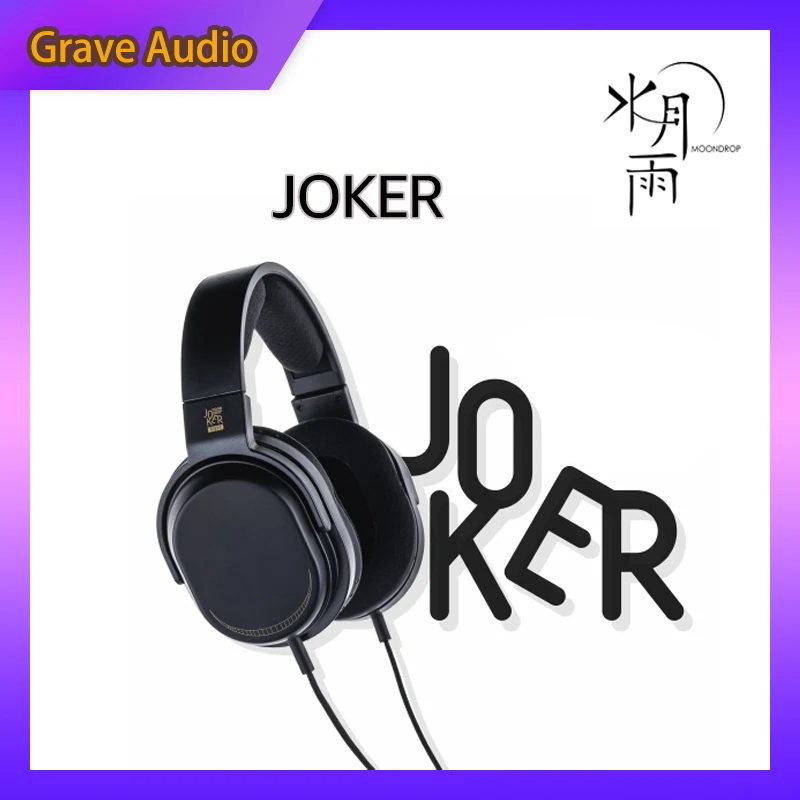 MOONDROP JOKER Headphone 50mm Dynamic Driver Full-Size Headset with 3.5mm Stereo Plug