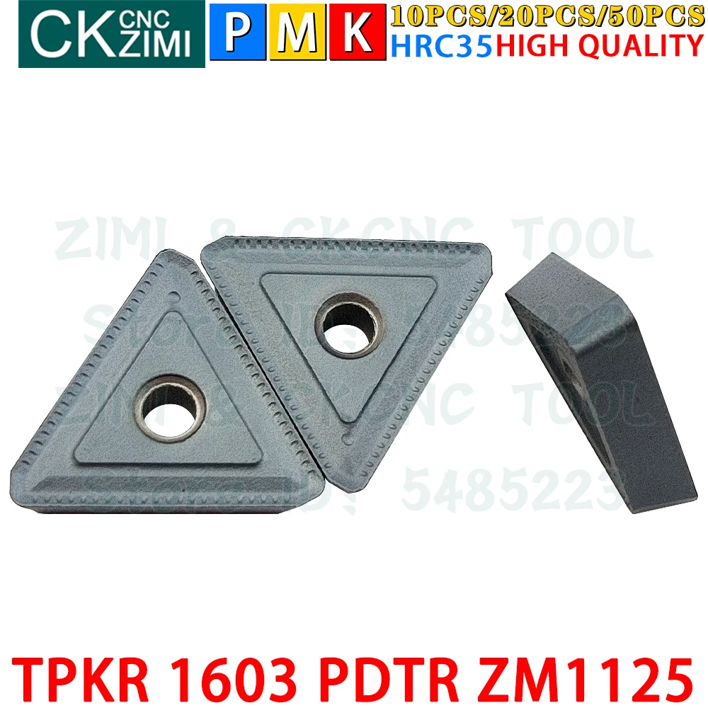 TPKR 1603 PDTR ZM1125 TPKR1603PDTR carbide inserts milling insert Tools turning tool CNC Metal lathe tool Indexable Milling Tool