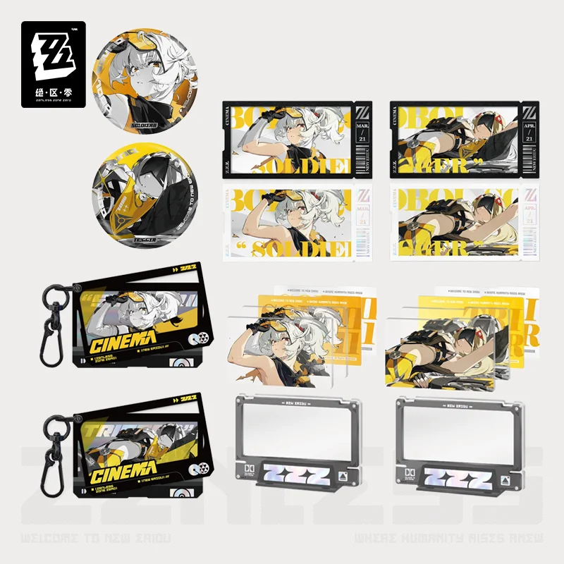 

Sunsyea Zenless Zone Zero Official Merch miHoYo Original YH Series Acrylic Keychain Badge Ornament Obol Squad Soldier 11