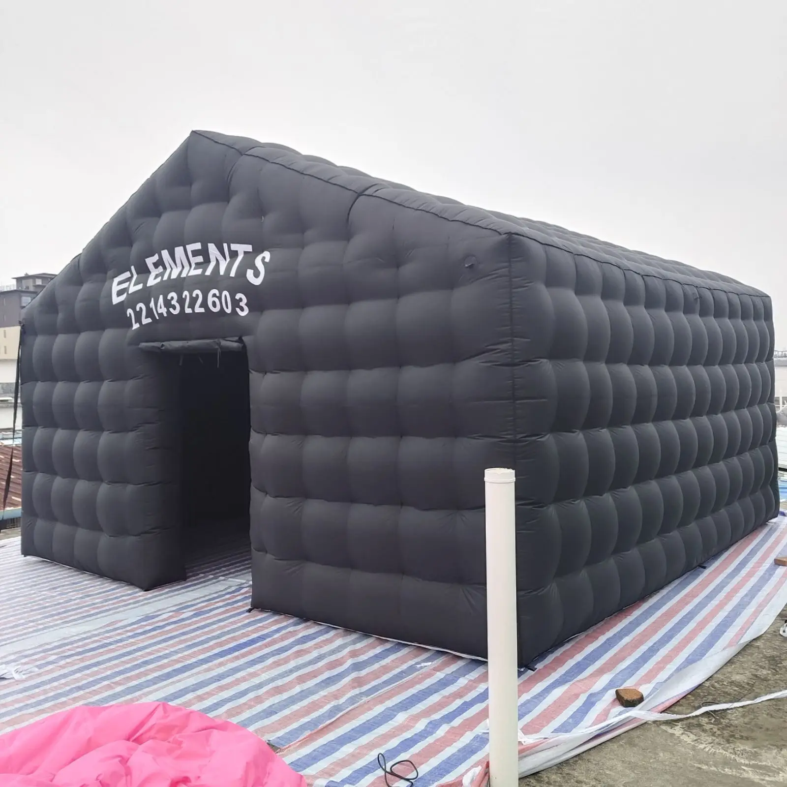 

Commercial Black Portable Mobile Nightclub Tent Inflatable Cube Party Tent Inflatable-Nightclub