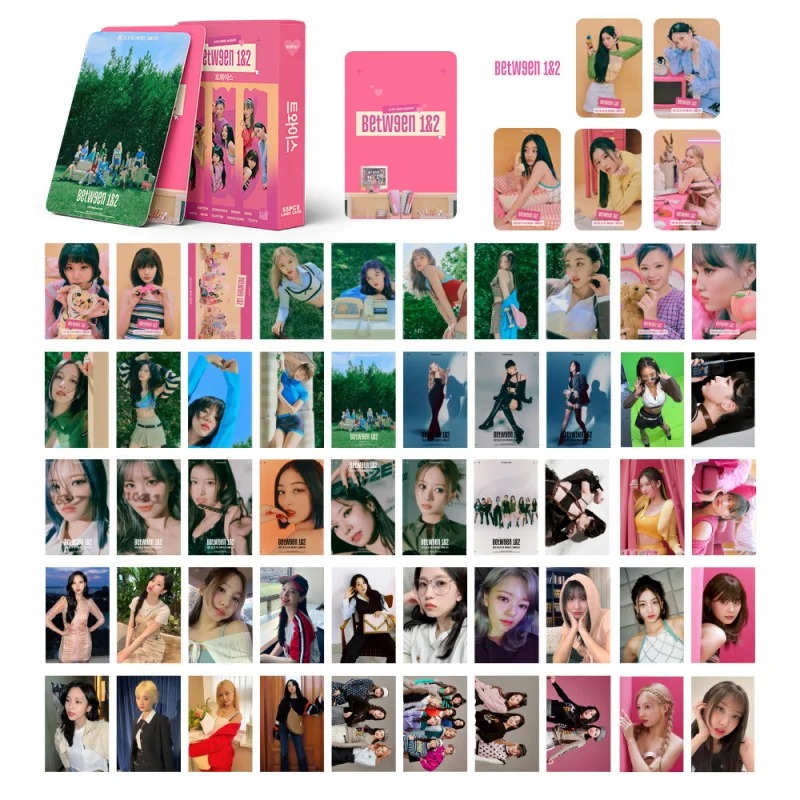55ZhangTWGirl group's new album cardBetweenCollectible Mini CardsKPOPPeripheralLOMOCard image 3