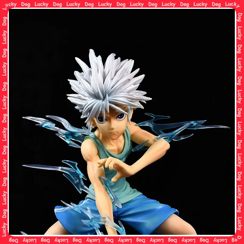 

19cm Hunter X Hunter Anime Figure Standing Killua Zoldyck Action Figurine Gk Statue Collectible Model Doll Decoration Toy Gift