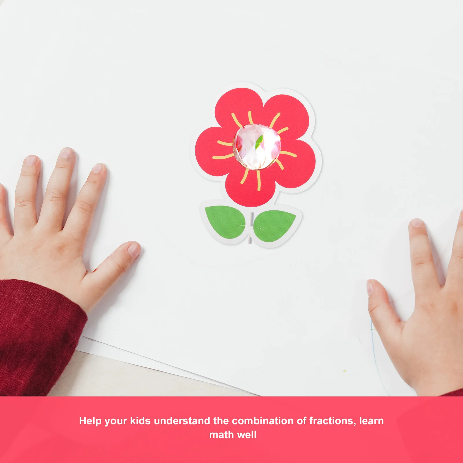 

Little Red Candy Lollipop Paper Card Flower Holder Flowers Kids Holders Decoration Cards Shapes