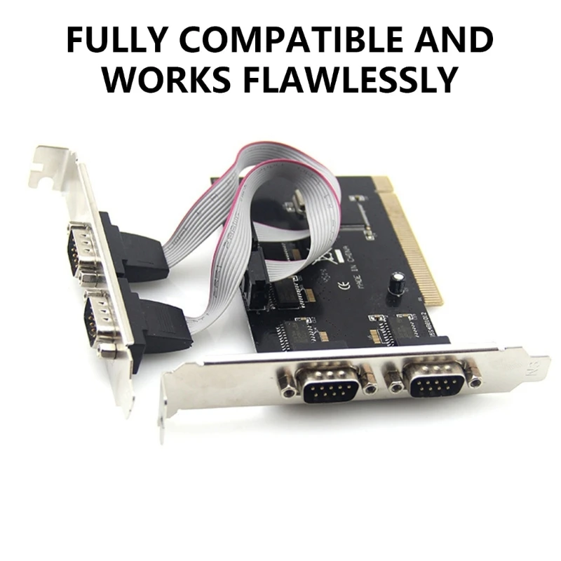 PCIE — 4 порта. Последовательный порт RS232 — плата расширения PCIE. Плата последовательных контроллеров.