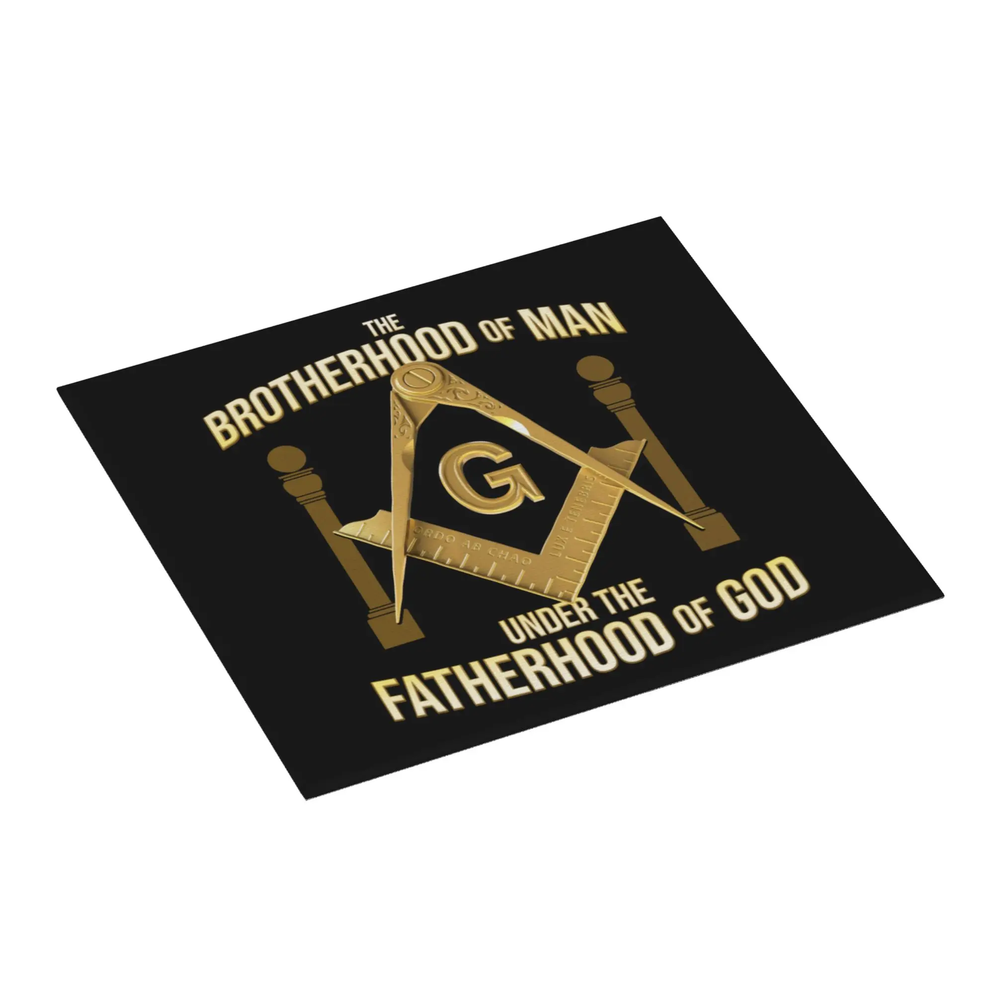 Drying Mat For Kitchen Masonic Freemason Symbol Water Absorbent Waterproof Reusable  On Slip Kitchen Counter Protector Mat