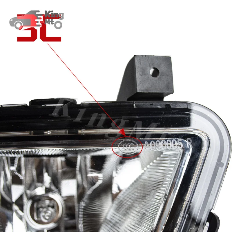For Wuling Sunshine S 6391 Foglight Car Fog Light Assembly Front Bumper Fog Lamp Kit Replacement with Waterproof Housing
