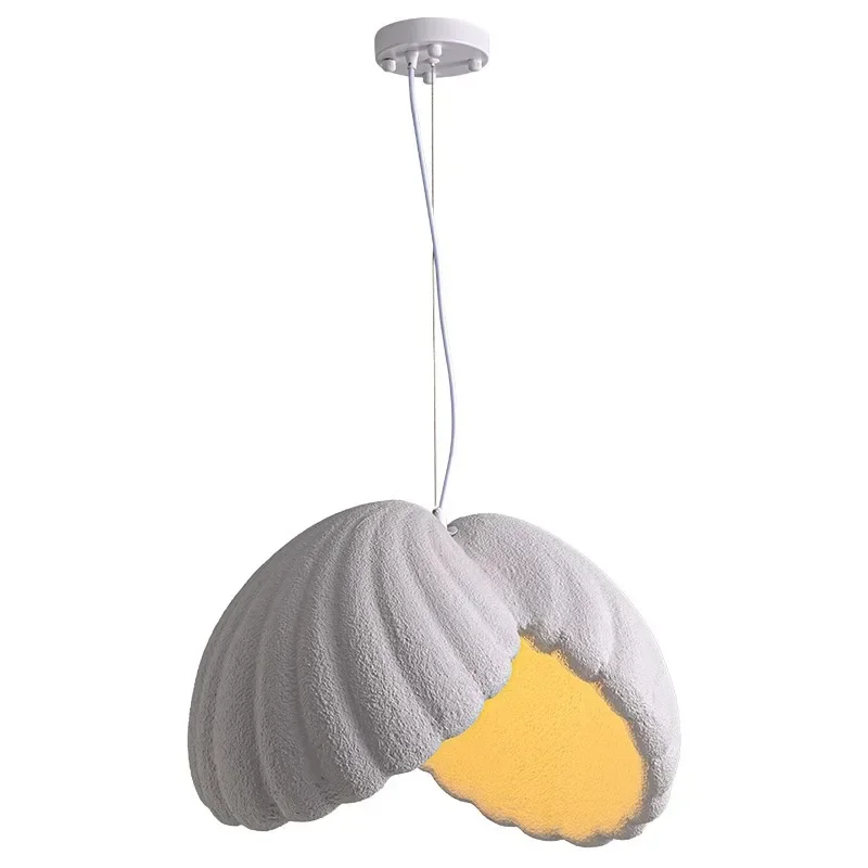 Nordic Shell High Polymer Simple Design Pendant Lights for Living Dining Room Coffee Tables Kitchen Island Ceiling Chandelier