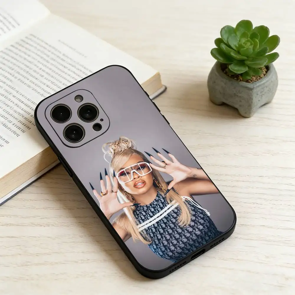 Latto Big M-Mama R-Rapper  Phone Case For iPhone 17,16,15,14,13,12,11 Plus,Pro Max,XS,Soft Silicone Black Cover Gift