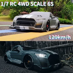 1/7 RC Car 4WD Napęd na tylne koła Bezszczotkowy Super Drift Model samochodu sportowego Elektryczny zdalnie sterowany samochód Zabawka Chłopiec Zabawki