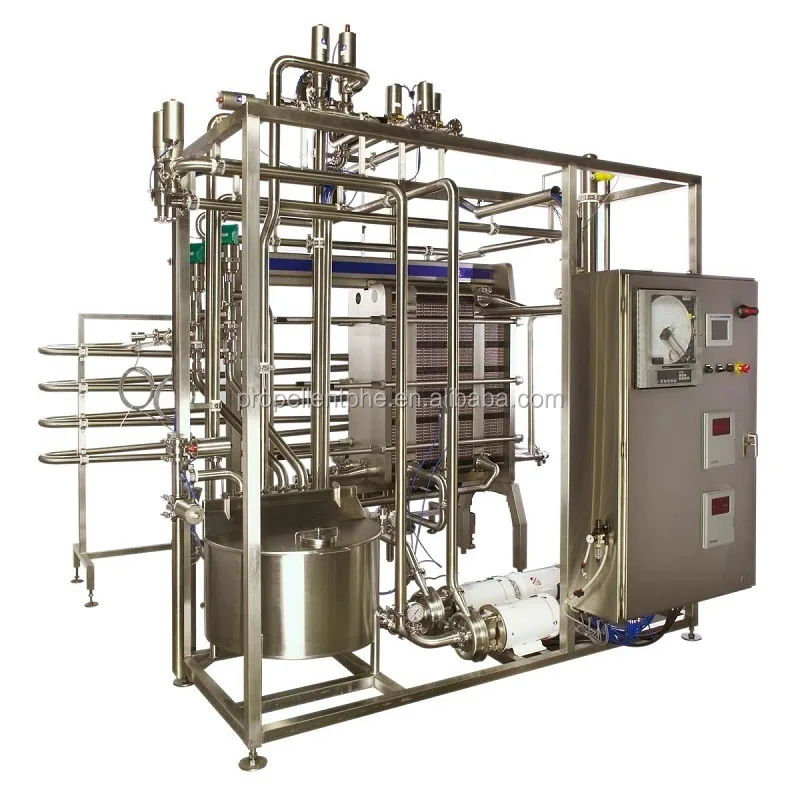 Mesin Susu Ultra Pasteurizer Suhu Tinggi Food Grade
