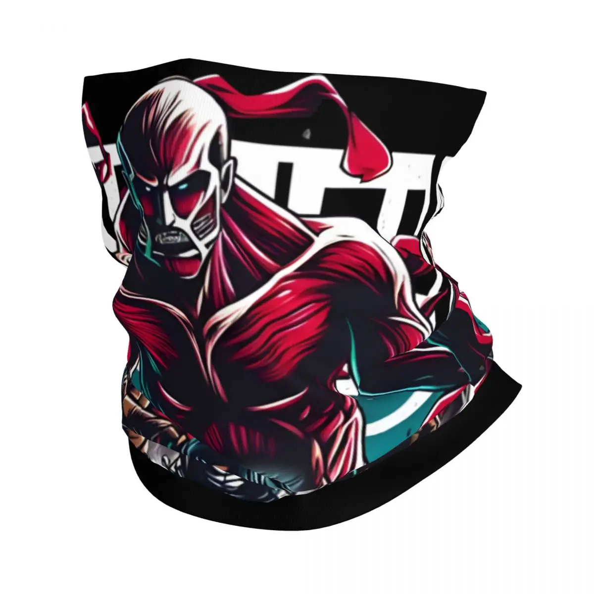 Titan Attack A-Attack on Titan Bandana Neck Gaiter Motocross Wrap Scarf Balaclava Cycling Unisex Adult Winter