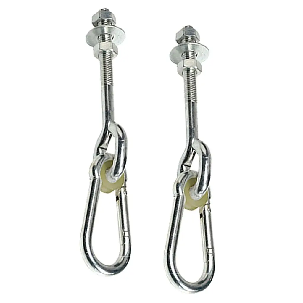 1 Pair Heavy Duty Swing Thread Hanger Swingset Hardware Porch Locking