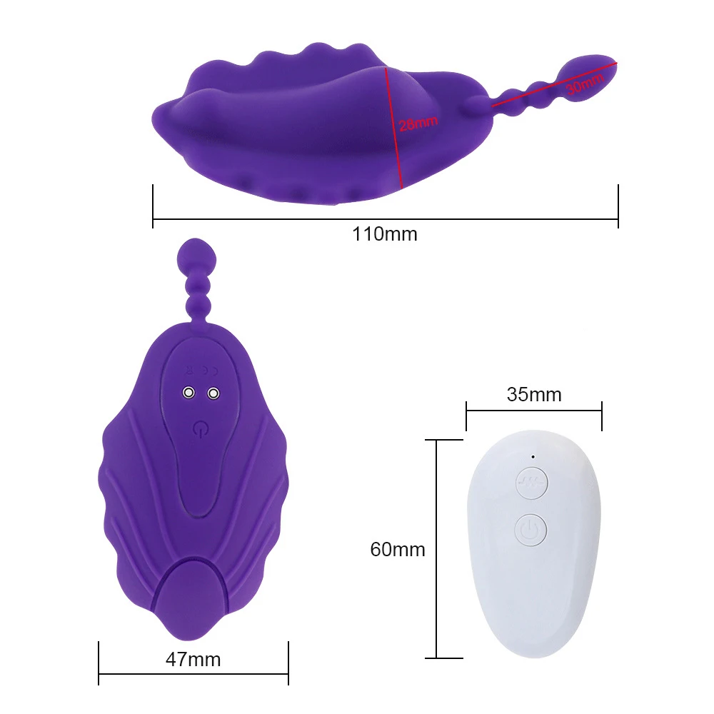 Onzichtbare Vagina Massager Wearable Panty Vibrator Clitoris Stimulatie Speeltjes voor Vrouwen G Spot Volwassen Producten