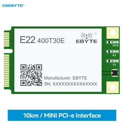 Lora 433mhz 30dbm uart/rs485/rs232/usb drahtloses transceiver modul E22-400T30E ipex 1w 10km netzwerk rssi lbt air wake up