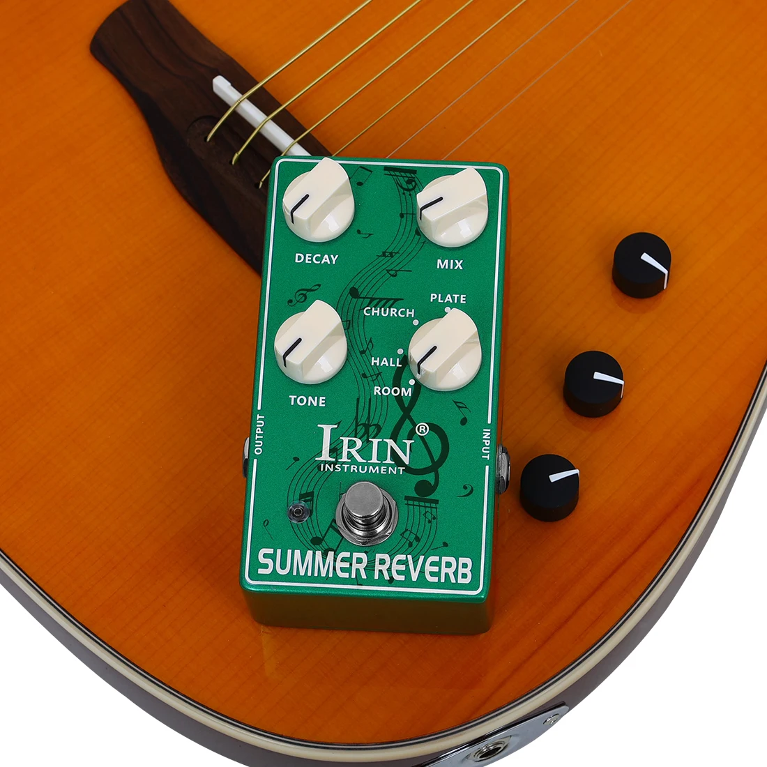 IRIN XS-05 Summer Reverb Guitar Effect Pedal Natural Transparent & Versatile Sound True Bypass Guitar Parts & Accessories