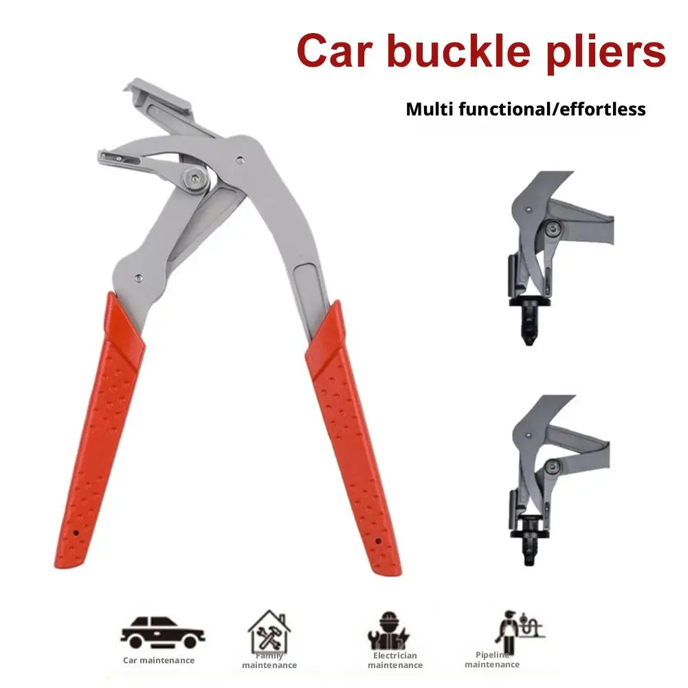 Kfz-Clip-Entfernungszange aus Kunststoff und Gummi für runde Nagelbefestigungen – Werkzeug zur Reparatur von Autoinnenverkleidungen, Türpaneelen, Fahrgestellen und Kofferraum