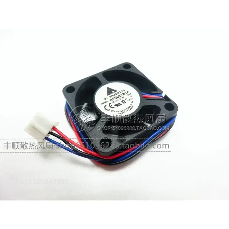 for Original Delta 3CM 3010 AFB0312HA DC12V 0.15A Two Wire Three Wire Speed Measuring Fan