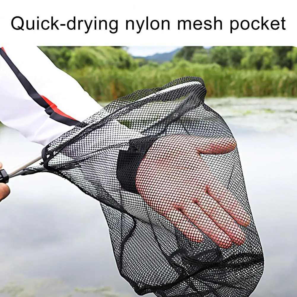 

Aluminum Alloy Great Handle Landing Net Trout Catch Net with Lanyard Rope Fishing Net Comfortable Grip for Outdoor Fishing