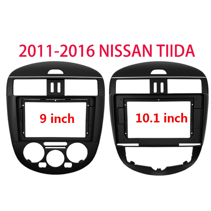 

9 дюймовая 10,1 дюймовая Автомобильная радиоустановка для NISSAN Tiida 2011 - 2016 Pulsar, автомобильная стереопанель, облицовка рамы, комплект панели приборной панели, лицевая панель