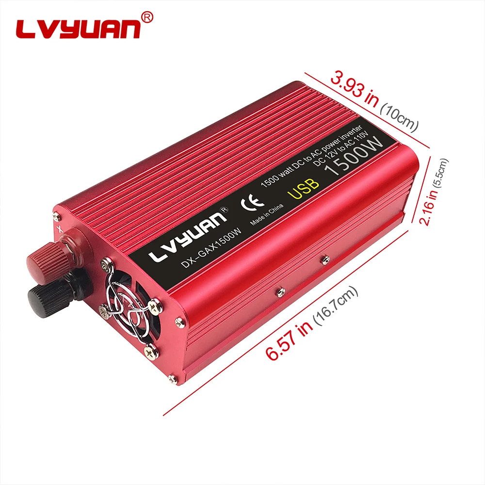 최고 순위 공급업체 500W 12v Dc24 볼트 - Ac 220v 자동차 전원 인버터(담배 라이터 포함)
